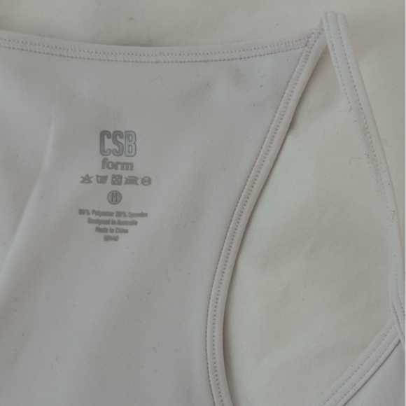 CSB Form Leisure Tank in White - Picture 4 of 4